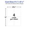 Avery Printable Postcards, 4.25" x 5.5", Matte White, 200 Blank Postcards for Inkjet Printers (8387)